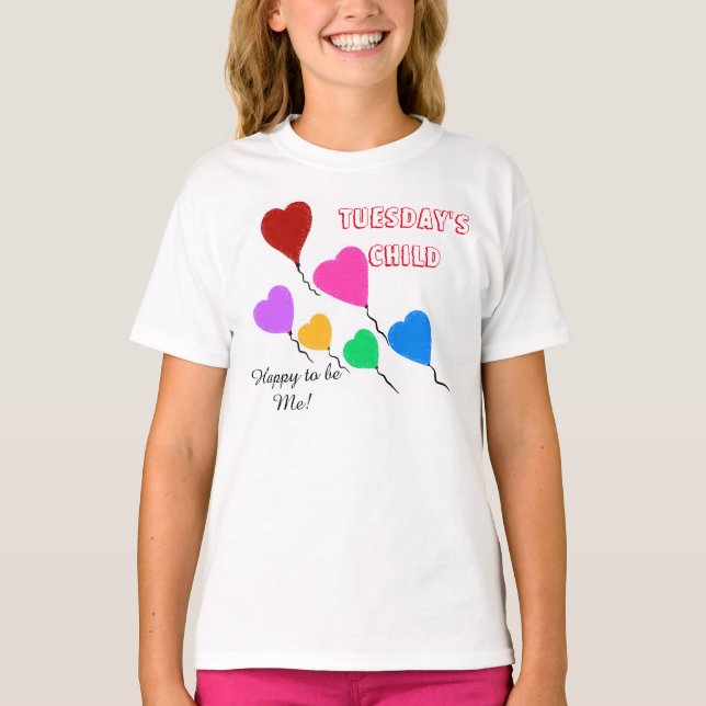 Der "Kinderherz" am Dienstag T-Shirt (Vorderseite)