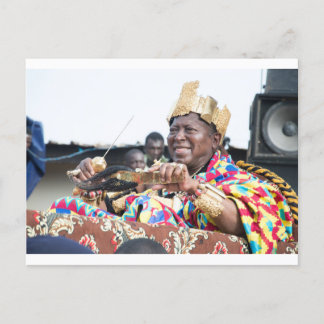 Der King Carried in Triumph. Postkarte