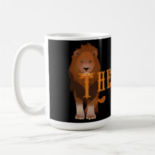 Der King Custom Löwe Bild und Text Klassiker  Kaffeetasse