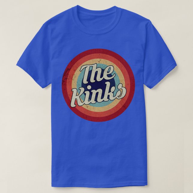 Der Kinks-Retro-Kreis Vintag T-Shirt (Design vorne)