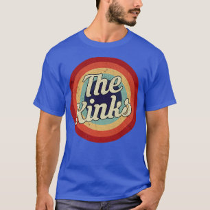 Der Kinks-Retro-Kreis Vintag T-Shirt