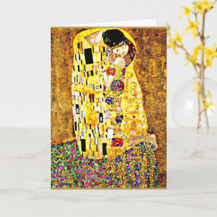 Der Kiss, berühmtes Gemälde von Gustav Klimt Karte