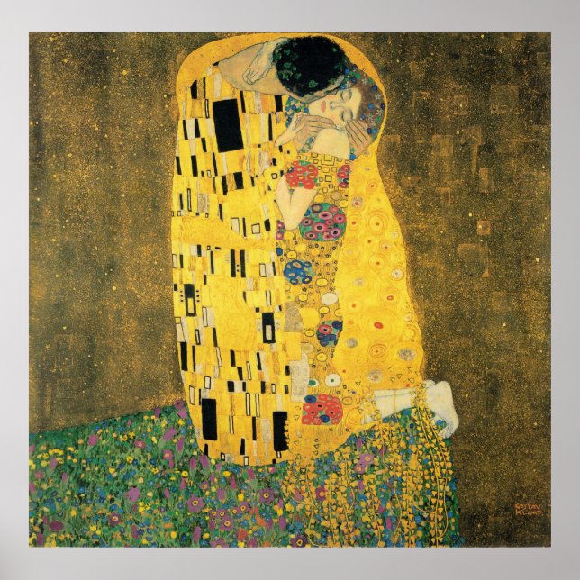 Der Kiss - Gustav Klmit Poster (Vorne)