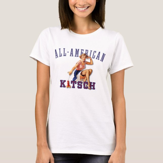Der Kitsch Bitsch: All-Amerikanischer Kitsch T-Shirt (Vorderseite)