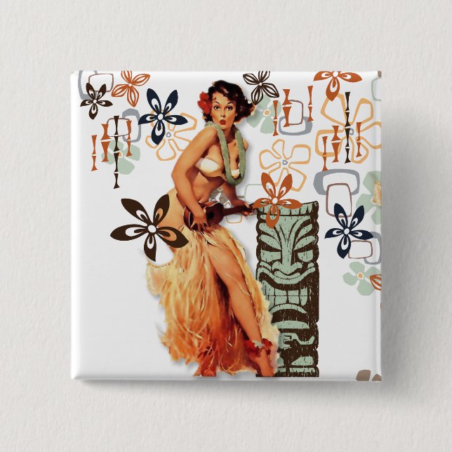 Der Kitsch Bitsch: Aloha Oops! Button (Vorderseite)
