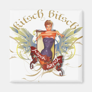 Der Kitsch Bitsch: Badenixe-Tattoo-Pin-Up Magnet