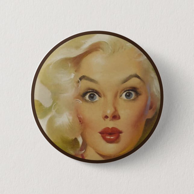 Der Kitsch BItsch: Button-Oben Porträts Button (Vorderseite)