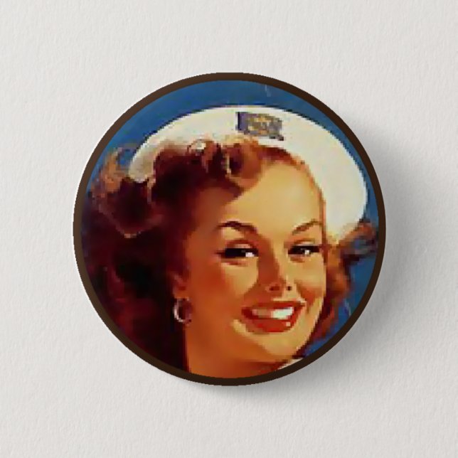 Der Kitsch BItsch: Button-Oben Porträts Button (Vorderseite)
