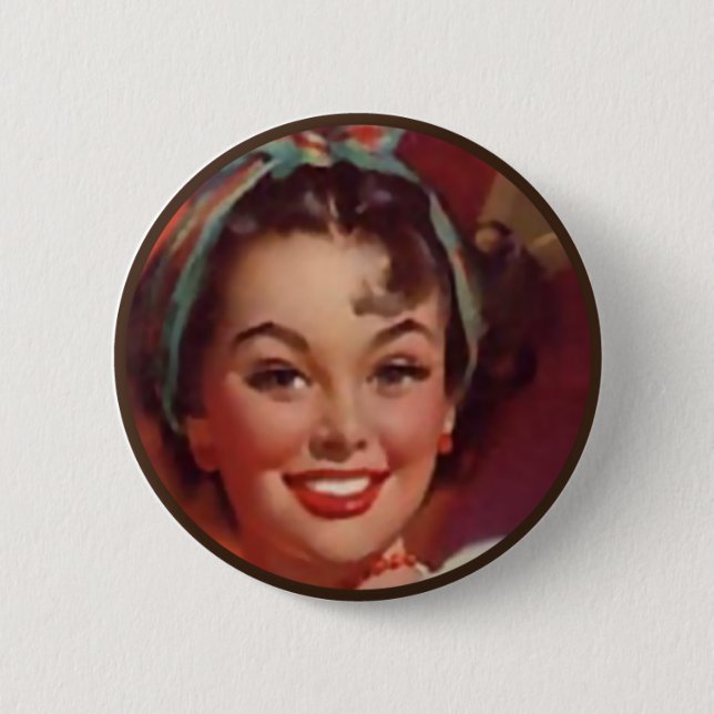 Der Kitsch BItsch: Button-Oben Porträts Button (Vorderseite)