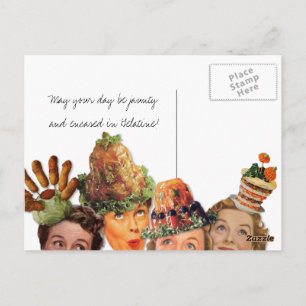 Der Kitsch Bitsch: Entkörperliche Ladys von Kitsch Postkarte