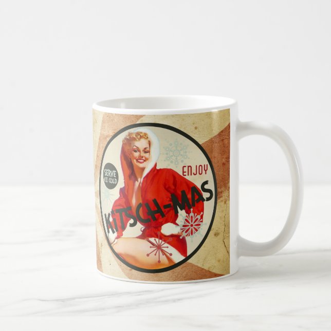 Der Kitsch Bitsch: Genießen Sie Kitsch-mas! Tasse (Rechts)