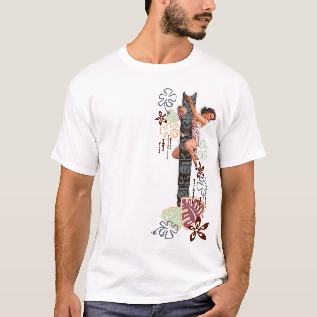 Der Kitsch Bitsch: Herauf einen Tiki Baum! T-Shirt (Vorderseite)