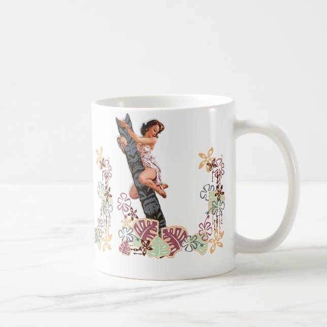 Der Kitsch Bitsch: Herauf einen Tiki Baum! Tasse (Rechts)