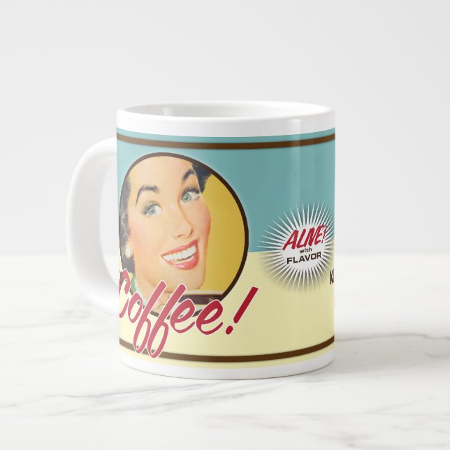 Der Kitsch Bitsch: KB-Kaffee Jumbo-Tasse (Vorderseite Links)