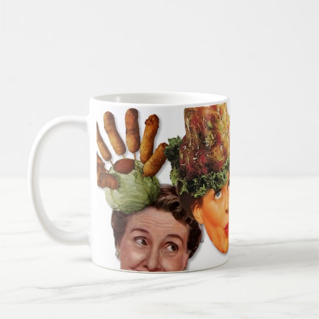 Der Kitsch Bitsch: Körperlose Damen des Kitschs Tasse (Links)