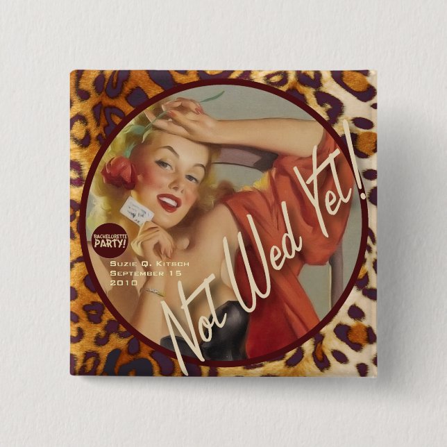 Der Kitsch Bitsch: Nicht Mittwoch schon! Button (Vorderseite)