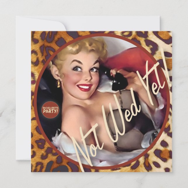 Der Kitsch Bitsch: Noch nicht gewollt! Einladung (Vorderseite)