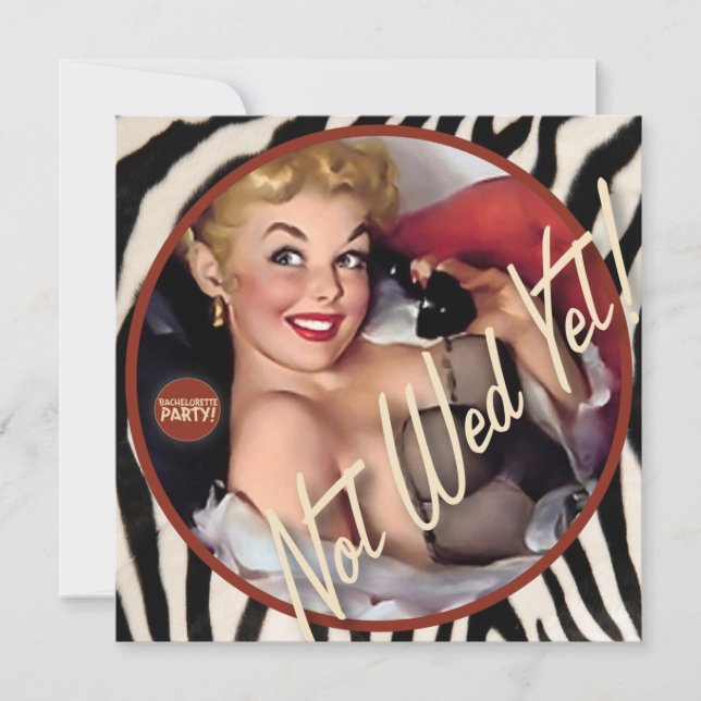 Der Kitsch Bitsch: Noch nicht gewollt! Einladung (Vorderseite)