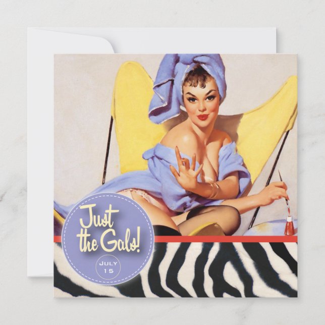 Der Kitsch Bitsch: Nur die Gallen! Wellness-Center Einladung (Vorderseite)