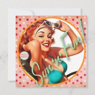 Der Kitsch Bitsch : Sonne und Spaß Einladung