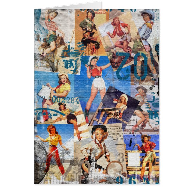 Der Kitsch Bitsch: Zerstörte Cowgirl Button-Oben (Vorne)