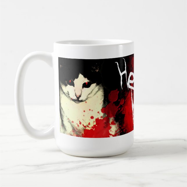 Der Kitty-Tasse der Hölle Kaffeetasse (Links)