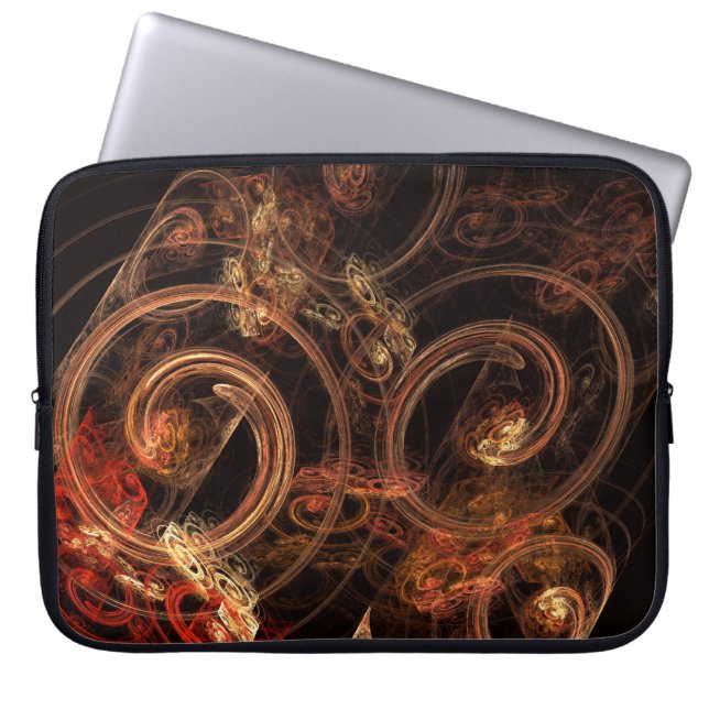 Der Klang der Abstrakten Musik Laptopschutzhülle (Vorderseite)