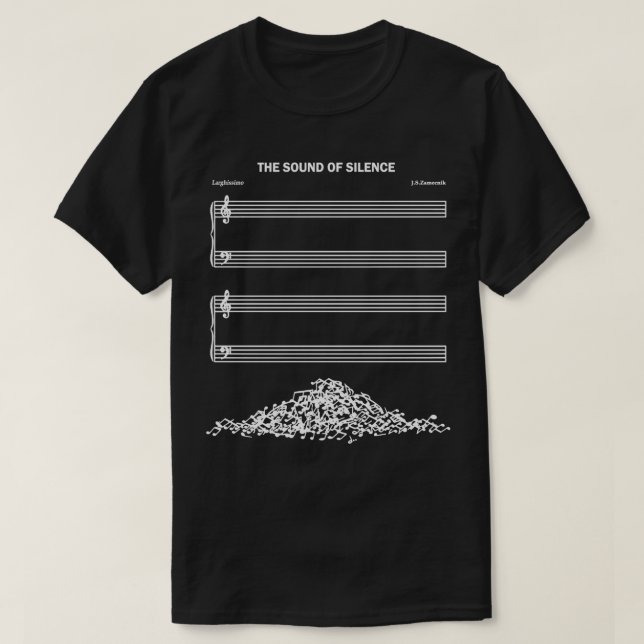 Der Klang der Stille T-Shirt (Design vorne)