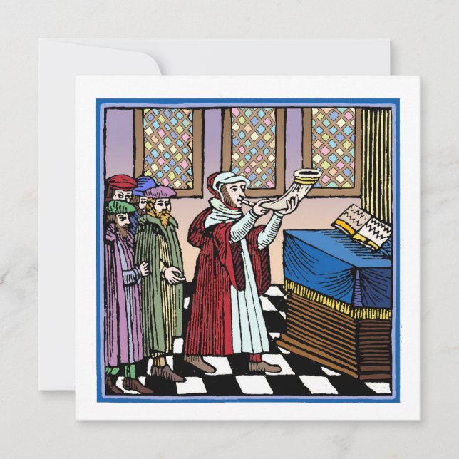 Der Klang des Schofar Karte (Vorderseite)