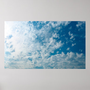 Der klare Himmel am Tag, als das Licht vorbei war Poster