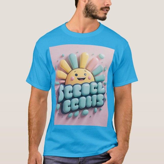 "Der klassische dunkle T - Shirt der Männer: zeitl (Vorderseite)