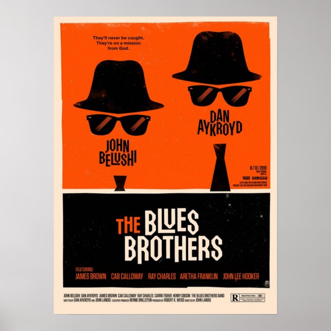 Der klassische Film The Blues Brothers Poster (Vorne)