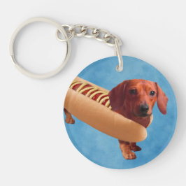 Der klassische Hot Dog Schlüsselanhänger