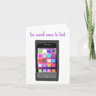 Der Klatsch, der für zu saftig ist, simst Karte