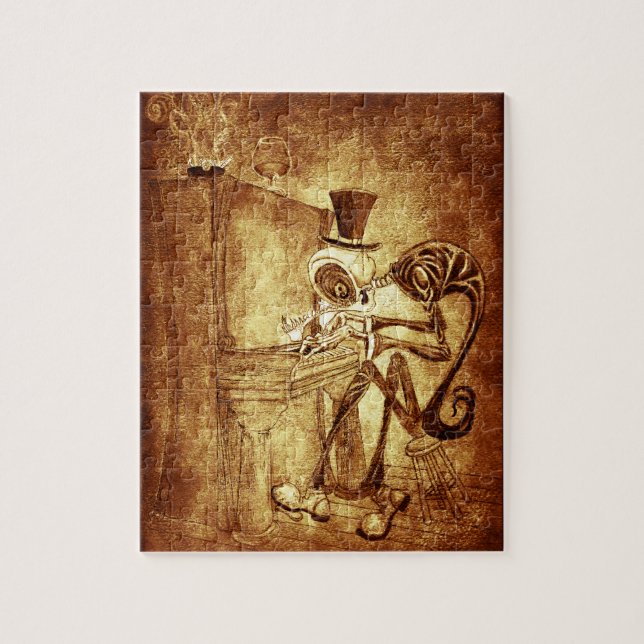 der Klavierspieler Puzzle (Vertikal)