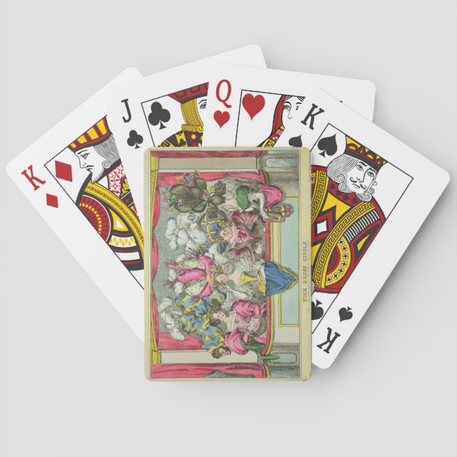 Der Kleiderkreis, veröffentlicht von Thomas Spielkarten (Rückseite)