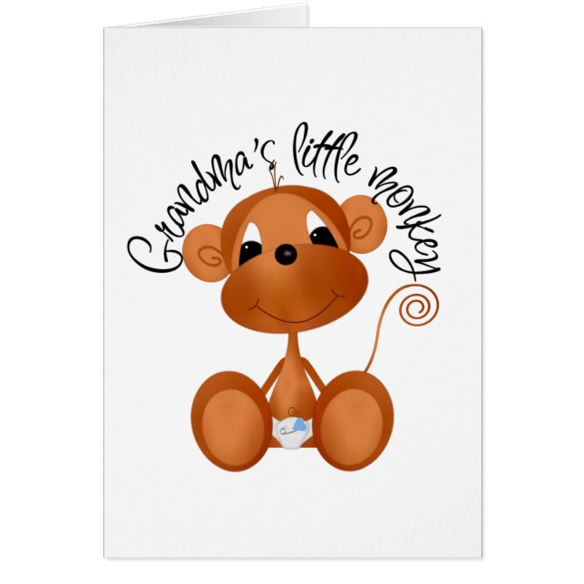 Der kleine Affe der Großmutter - Jungen-T-Shirts (Vorne)