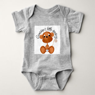 Der kleine Affe der Großmutter - Jungen-T-Shirts Baby Strampler