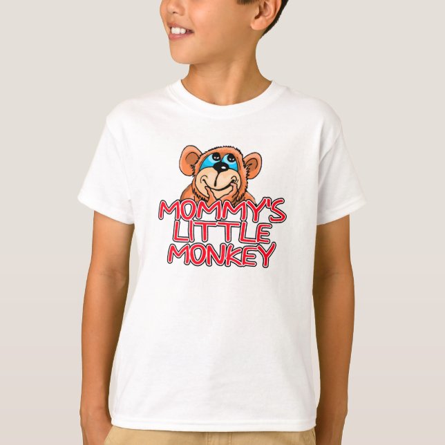Der kleine Affe der Mama T-Shirt (Vorderseite)