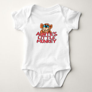 Der kleine Affe der Tante Baby Strampler