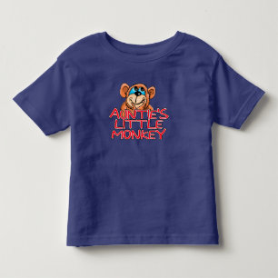 Der kleine Affe der Tante Kleinkind T-shirt