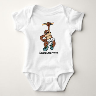 Der kleine Affe des Vatis Baby Strampler
