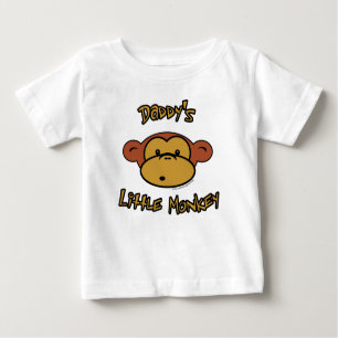 Der kleine Affe des Vatis Baby T-shirt