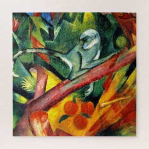 Der kleine Affe von Franz Marc Puzzle