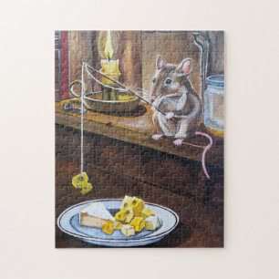 Der kleine Angler Gemälde von Alfred Fox Puzzle