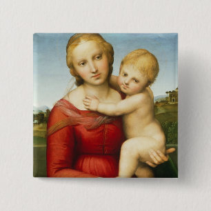 Der kleine Cowper Madonna, c.1505 (Öl auf Platte) Button