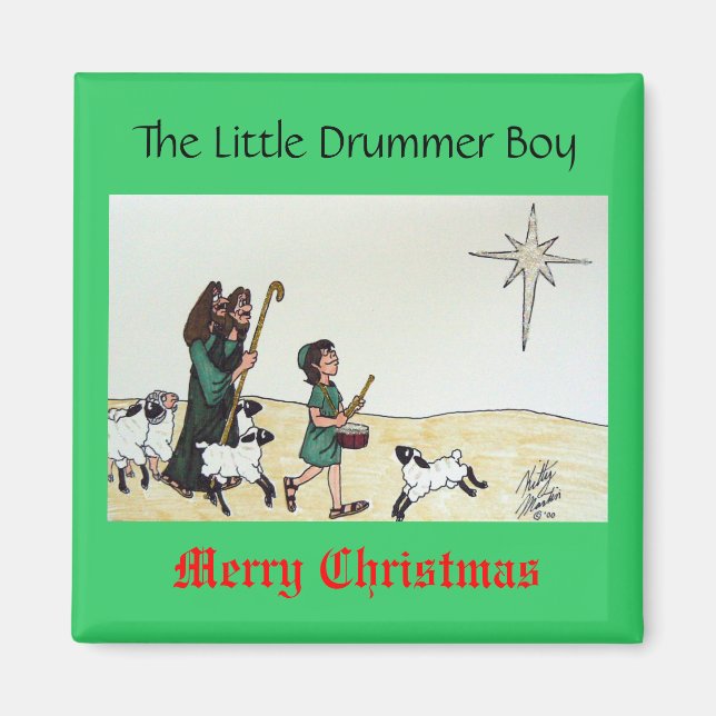 Der kleine Drummer Junge, Mer... Magnet (Vorne)