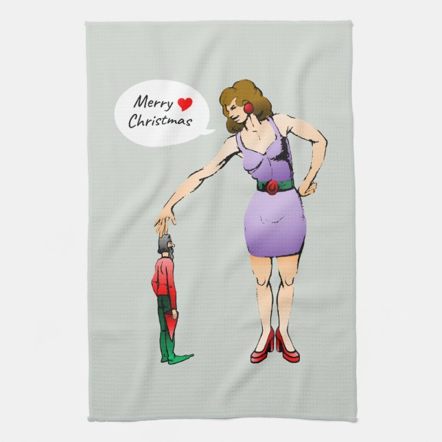 Der kleine Elf Geschirrtuch (Vertikal)