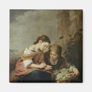 Der kleine Frucht-Verkäufer, 1670-75 Magnet