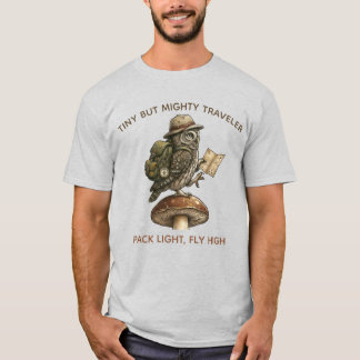 "Der kleine Globetrotter" - Pygmy Owl Explorer Tee